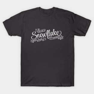 Funny Sarcastic Snowflake T-Shirt